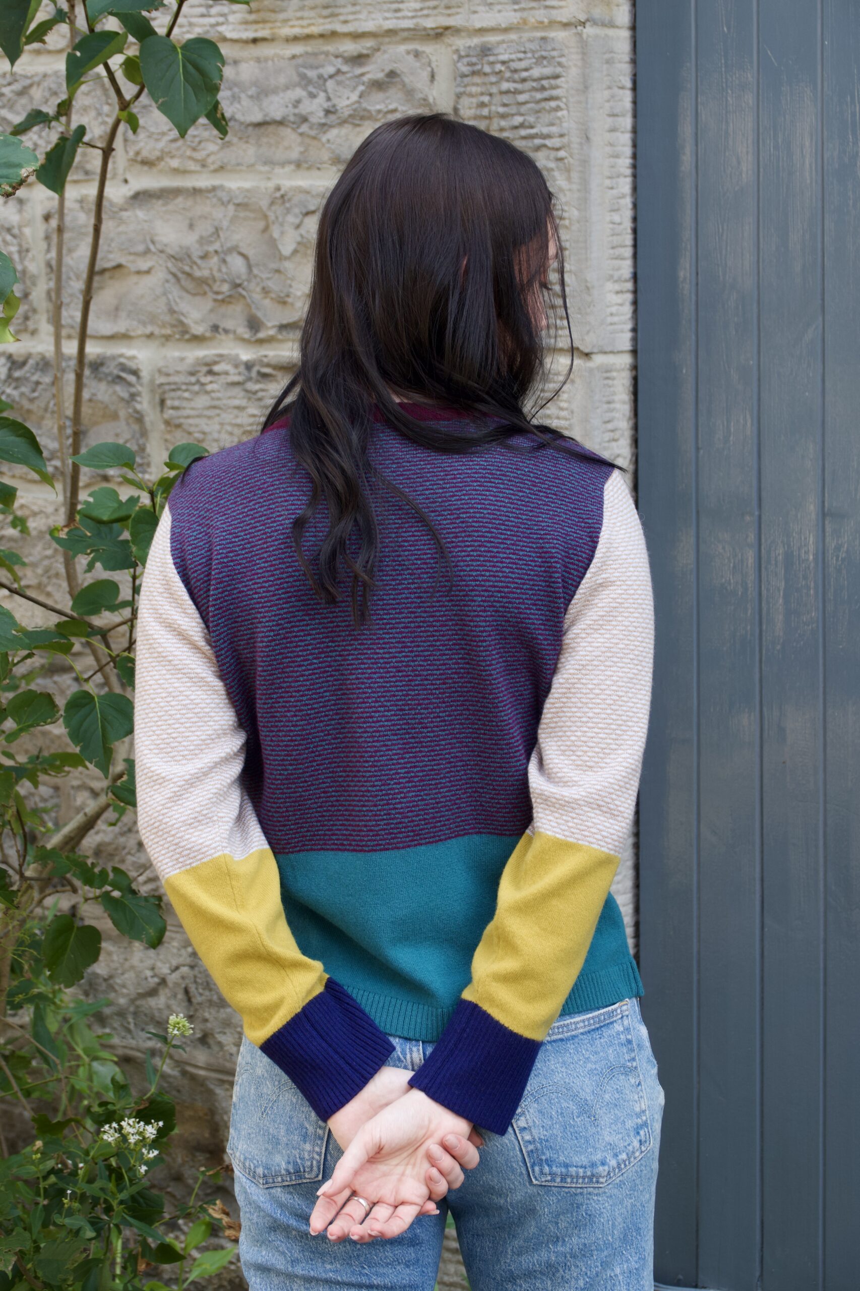 Eribe Melrose Tweed Cardigan Murir – Bild 3